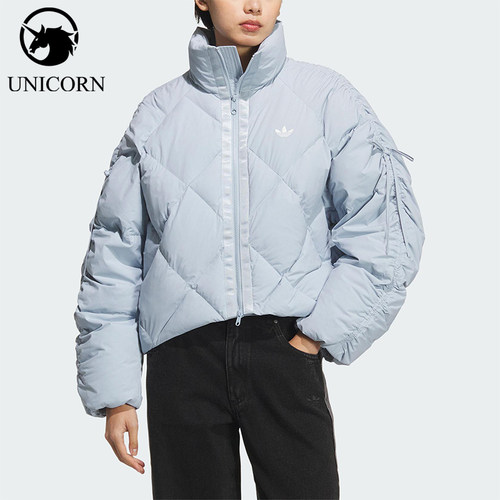 Adidas/阿迪达斯正品BOW COM DOWN女士保暖简约宽松羽绒服KC2612