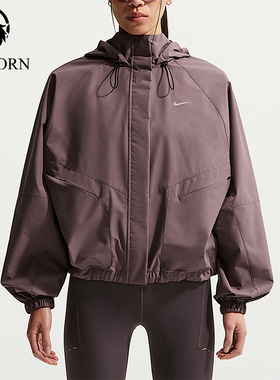 Nike/耐克正品2026春季款女士日常连帽梭织运动外套FB7493-502
