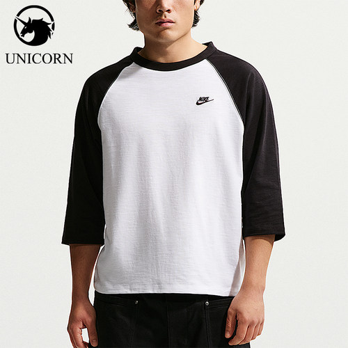 Nike/耐克正品2026年男士拼色圆领休闲运动经典短袖T恤IF0756-010