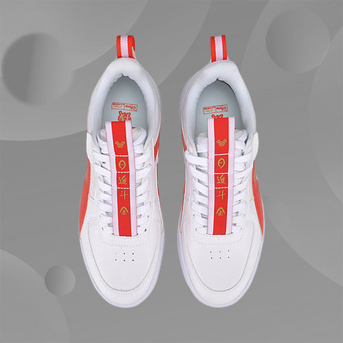 李宁休闲鞋女鞋春季新款耐磨轻便时尚经典女子低帮运动鞋 AGCQ144