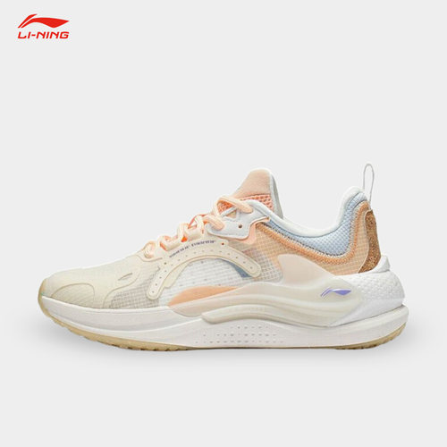 Lining/李宁正品星火3女子轻量高回弹透气潮流运动休闲鞋AGLS062