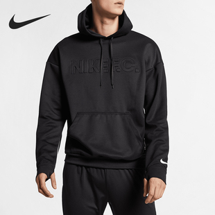 足球连帽保暖针织卫衣AR8003 Nike 男士 秋冬新款 010 耐克正品