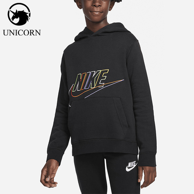 Nike/耐克正品字母Logo印花连帽卫衣新款经典连帽卫衣DX5087-010