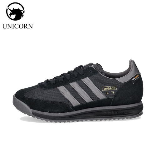 Adidas/阿迪达斯正品三叶草SL72新款男黑经典灰色休闲鞋KK3643