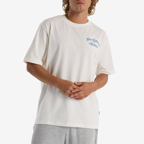 New Balance新百伦正品男运动舒适透气圆领短袖T恤MT43556-SST