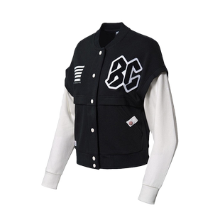 外套上衣运动服AWDN738 棒球服夹克篮球长袖 李宁卫衣女士秋季 新款