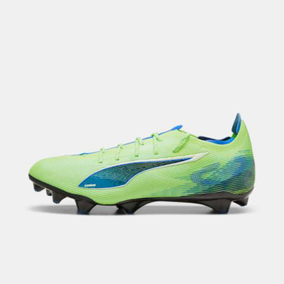 PUMA彪马正品Ultra 5 系列男款青色碳底长钉真草足球鞋107684-03