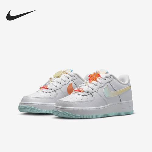 Nike/耐克正品Air Force 1 GS女子大童经典板鞋IB8890-191