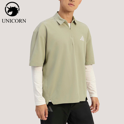 Adidas/阿迪达斯正品2026男士户外运动经典宽松休闲POLO衫KD6869