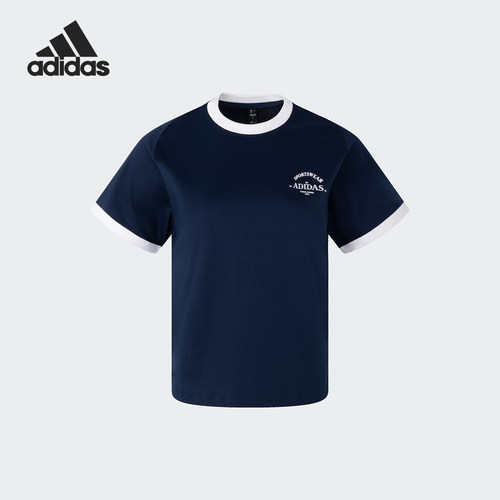 Adidas/阿迪达斯正品W VERBIAGE TEE6女士简约短袖T恤JC8710