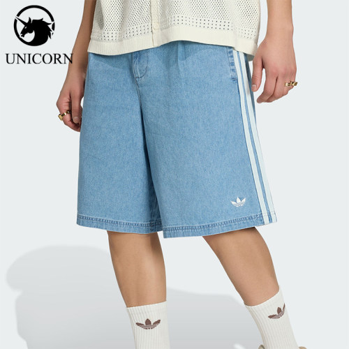Adidas/阿迪达斯正品三叶草DENIMCHINOSHORTS新款短裤KX1192