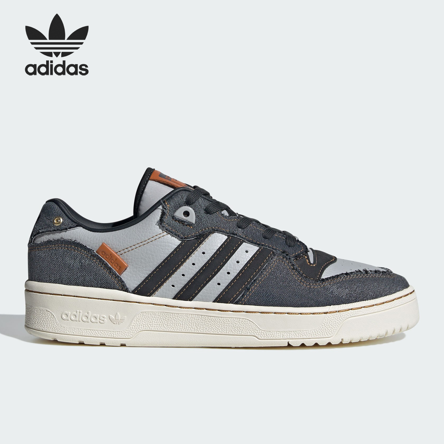 Adidas/阿迪达斯正品三叶草男女同款缓震防滑轻质板鞋IH3294