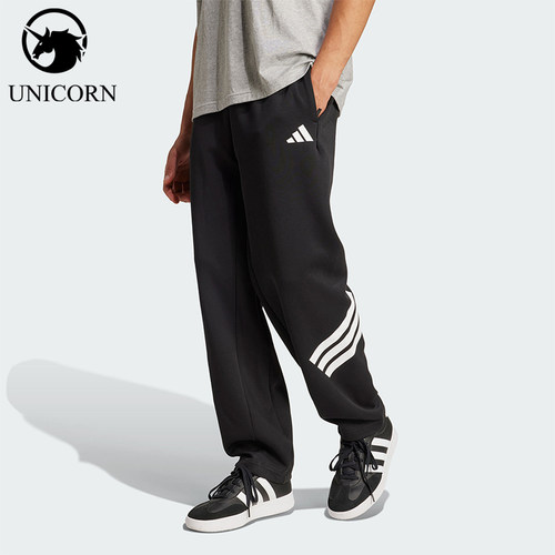 Adidas/阿迪达斯官方正品春季男士宽松简约日常针织长裤JM6051