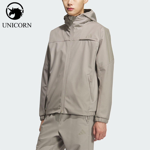 Adidas/阿迪达斯官方正品当季款男士连帽耐穿休闲外套KQ8526