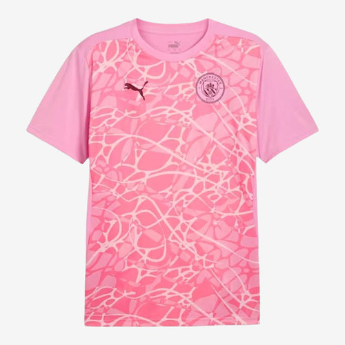 PUMA彪马正品ManchesterCity赛前男款圆领短袖足球球衣777578-25