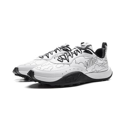 李宁正品韦德1%男子减震耐磨舒适透气系带低帮运动休闲鞋ABCV035