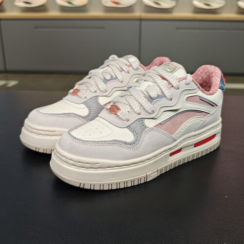Lining/李宁正品日进斗金 FUTURE C1女子舒适软弹休闲鞋AGCU032-1