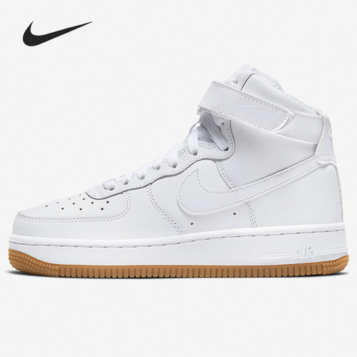 Nike/耐克正品FORCE 1 HIGH GS 大童运动休闲AF1板鞋 DH1058-100