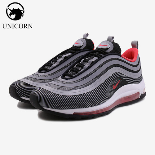 Nike/耐克正品AIRMAX97新款男黑灰色橡胶鞋跑步鞋918356-010