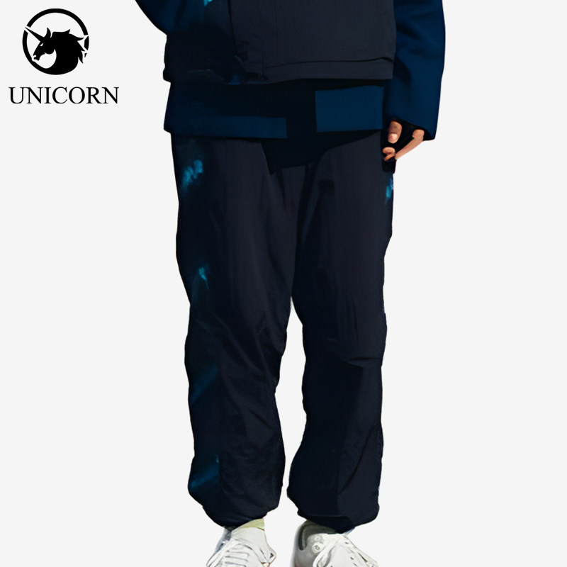 Puma/彪马正品男女蓝色长裤蓝染松紧腰休闲经典休闲裤623673-16