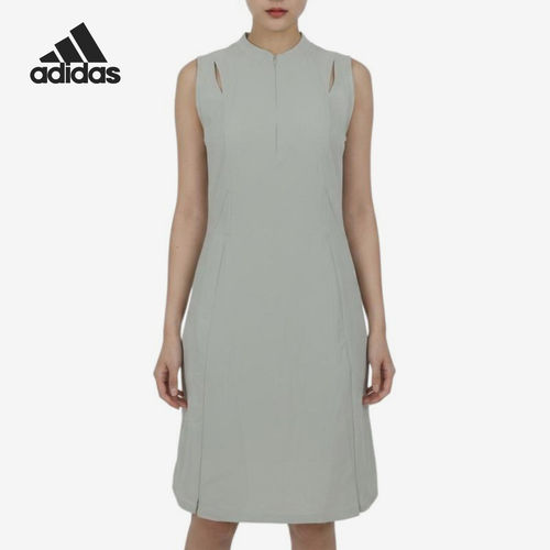 Adidas/阿迪达斯官方正品FOS女士舒适休闲透气无袖连衣裙KY7841