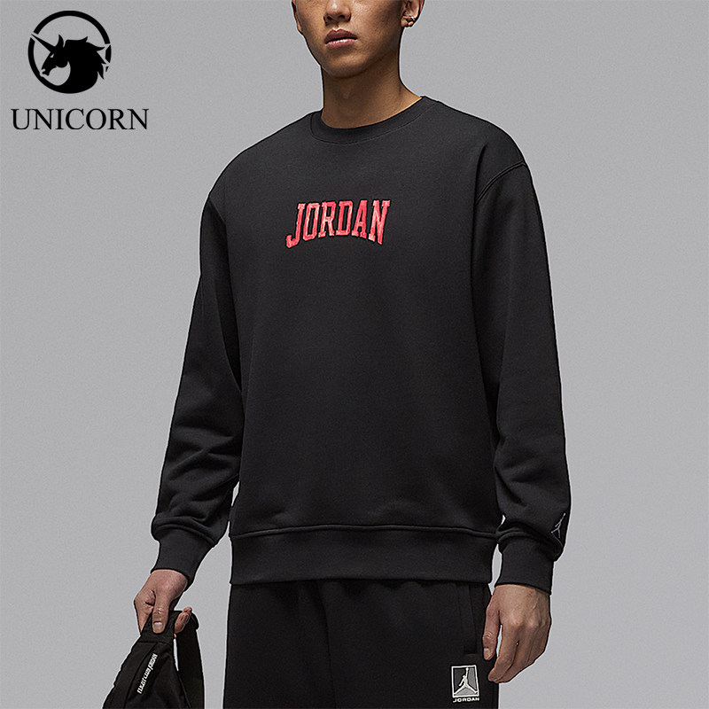 Nike/耐克正品JORDAN男士休闲圆领套头耐穿印花卫衣IR0111-045