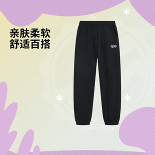 李宁正品 YKLV019 运动生活系列男小大童亲肤舒适保暖运动束脚卫裤