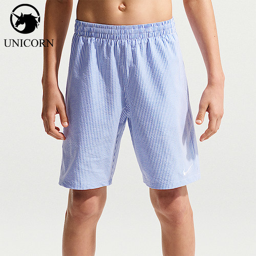 Nike/耐克正品Swim Breaker大童波纹纹理沙滩经典短裤IQ7793-452