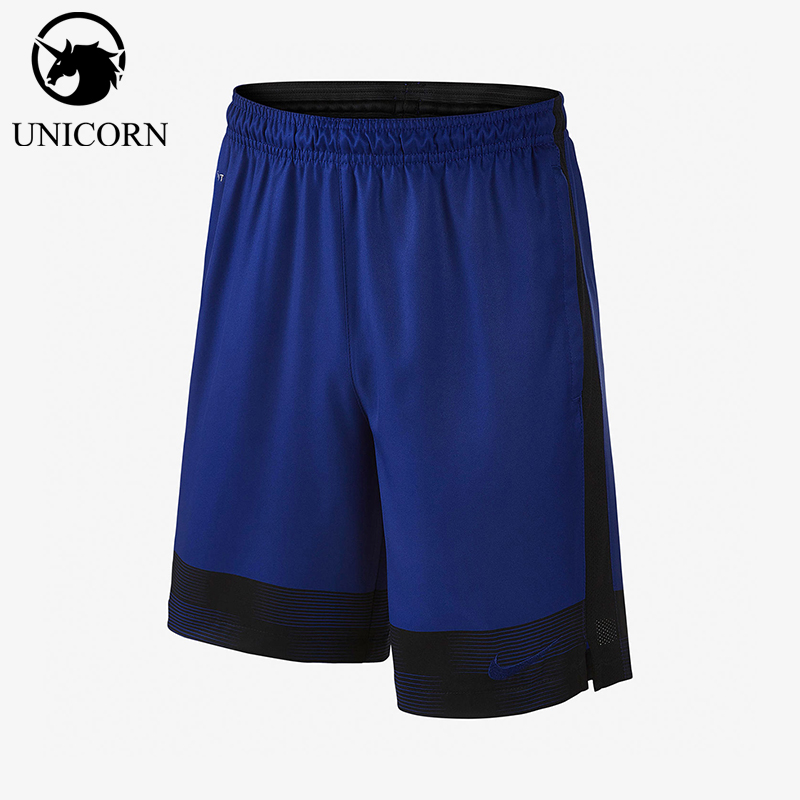 Nike/耐克正品2025大童日常松紧腰透气梭织拼接短裤725923-455