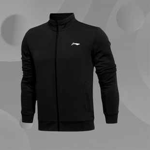 连帽卫衣长袖 训练开衫 休闲运动卫衣AWDQ269 春秋款 李宁外套男女款