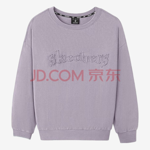 Skechers斯凯奇正品儿童款保暖贴布绣工艺卫衣L325U046-05WA