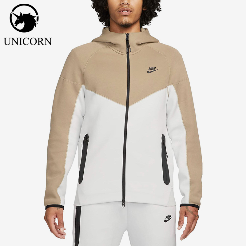 Nike/耐克正品2025冬季款男士日常连帽拼接耐穿外套FB7922-121