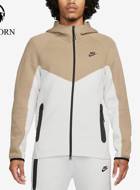 Nike/耐克正品2025冬季款男士日常连帽拼接耐穿外套FB7922-121