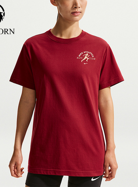 Nike/耐克正品2026女士宽松字母印花透气经典运动T恤IV6194-677