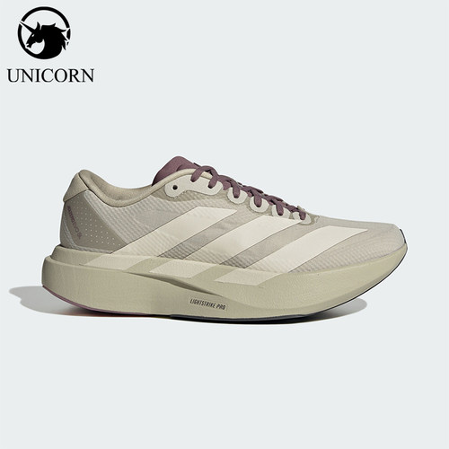 Adidas/阿迪达斯官方正品2026春季款女士低帮减震跑步鞋KJ8803