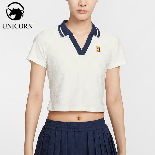 Nike/耐克正品夏季款女士修身短款透气经典短袖POLO衫IB0773-133