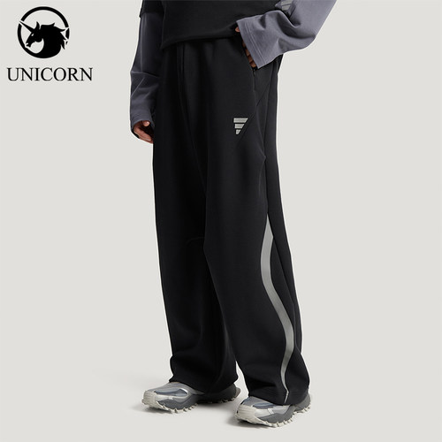 Adidas/阿迪达斯正品春秋男士运动休闲日常针织宽松长裤KU5305