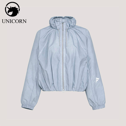 Adidas/阿迪达斯官方正品2026女士时尚耐穿宽松休闲外套KU5431
