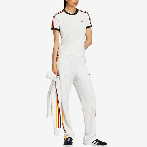 Adidas阿迪达斯正品3Stripes女修身圆领短袖轻便舒适T恤KE9381