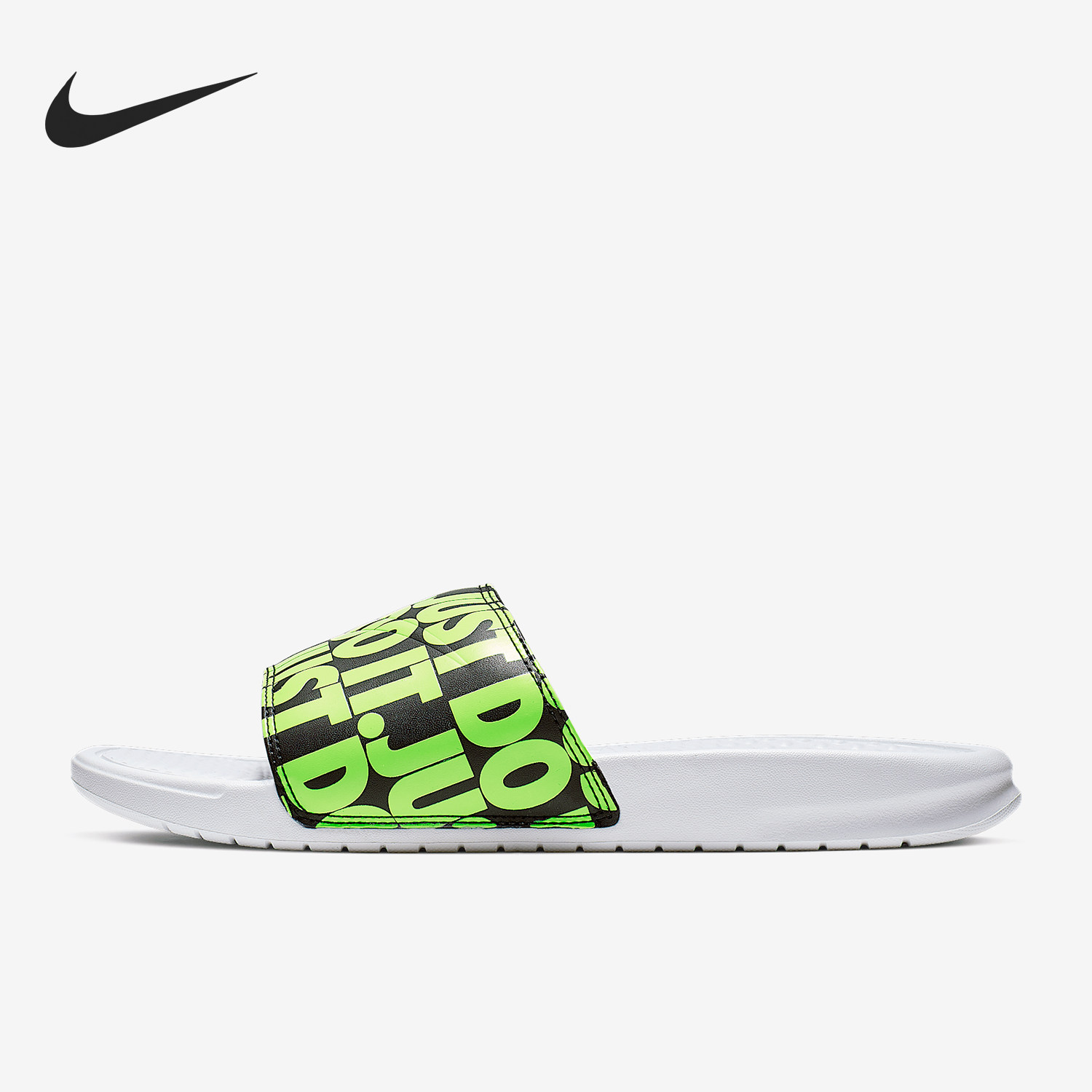 Nike/耐克正品运动男士字母印花时尚潮流休闲拖鞋631261-103