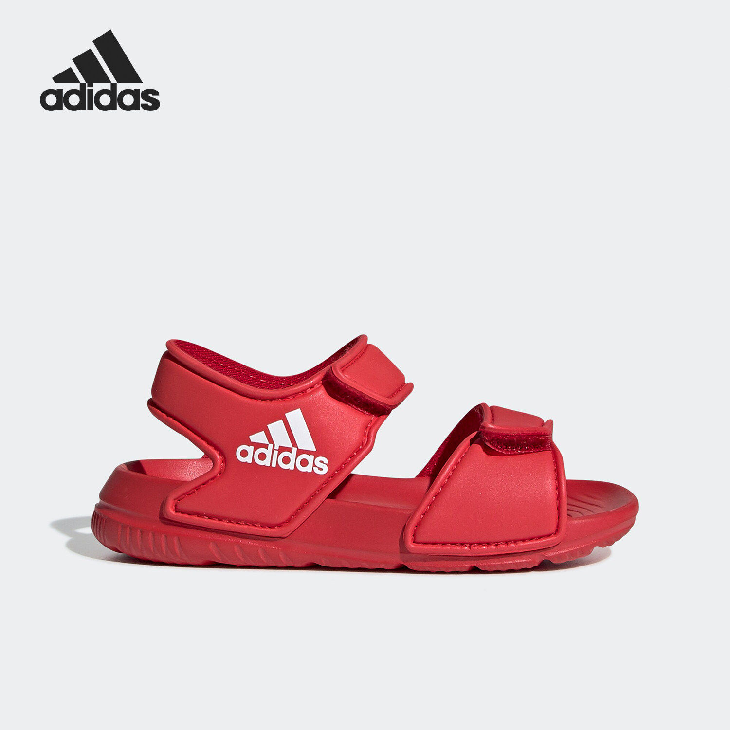Adidas/阿迪达斯正品当季儿童露趾魔术贴休闲沙滩凉鞋 EG2139