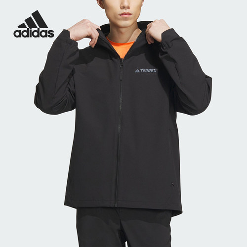 Adidas/阿迪达斯男士软壳衣外套
