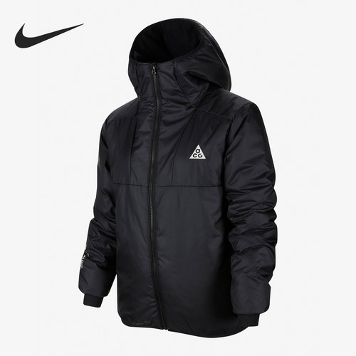Nike/耐克正品冬季新款大童户外连帽保暖宽松外套DR9041-011