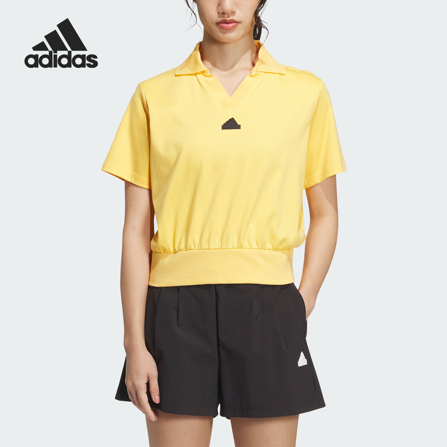 Adidas/阿迪达斯正品TECH SS TEE2女士凉感短袖POLO衫IM8820