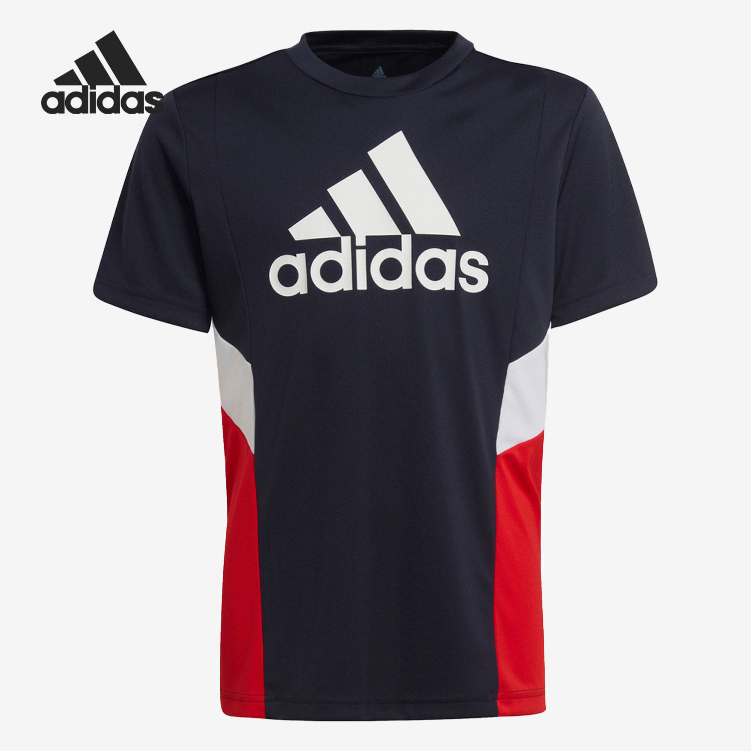Adidas/阿迪达斯正品当季新款大童透气运动短袖T恤HA4027