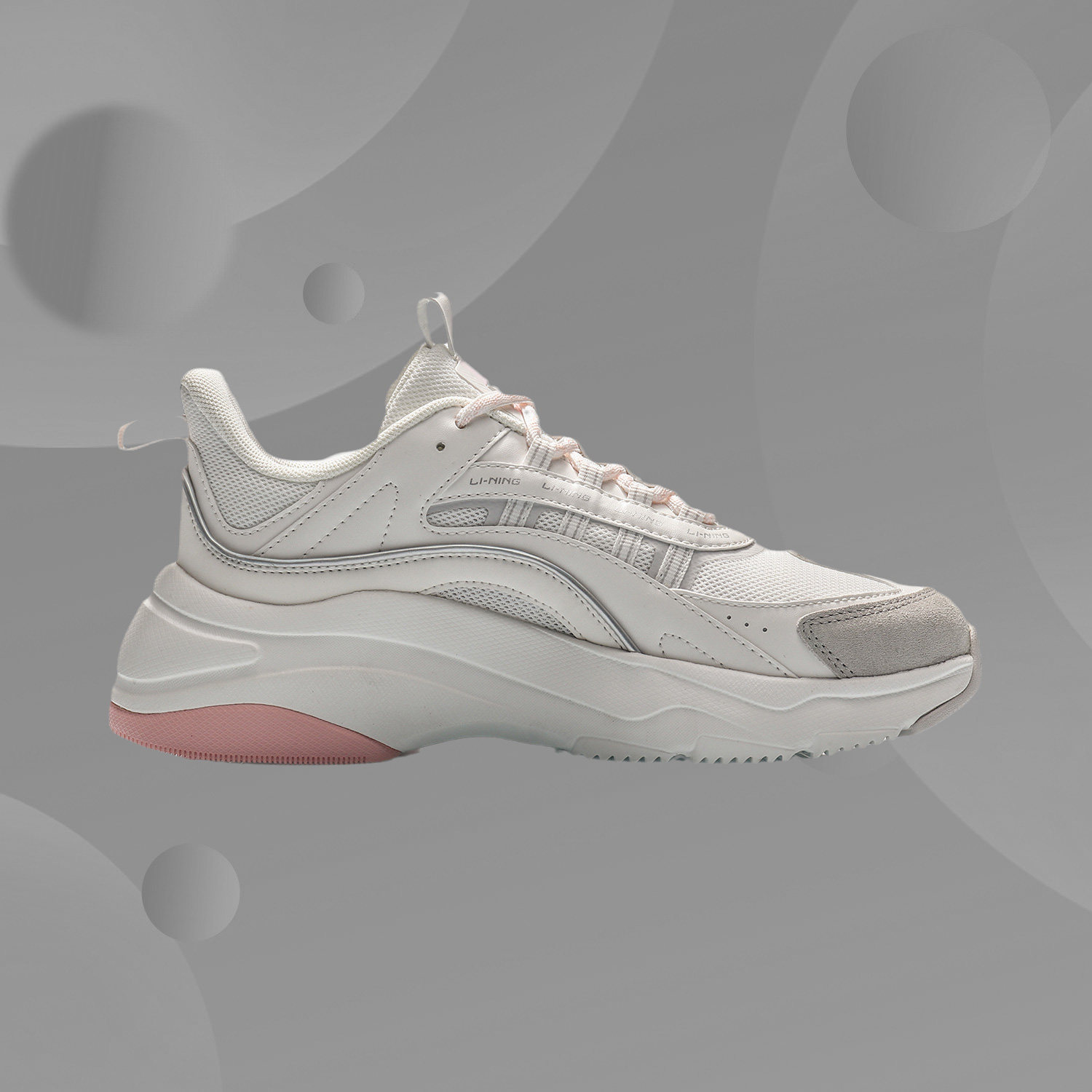 李宁运动鞋女春季新时尚老爹复古经典轻便减震休闲鞋AGCQ176,运动鞋new,板鞋,淘宝优惠券,粉丝福利购,淘宝优惠卷