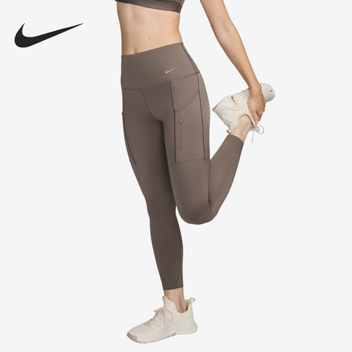 Nike/耐克正品时尚女士运动健身针织紧身透气长裤DQ5640-004