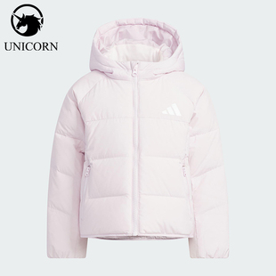 儿童运动保暖简约时尚 冬季 轻质羽绒服KG5500 阿迪达斯正品 Adidas
