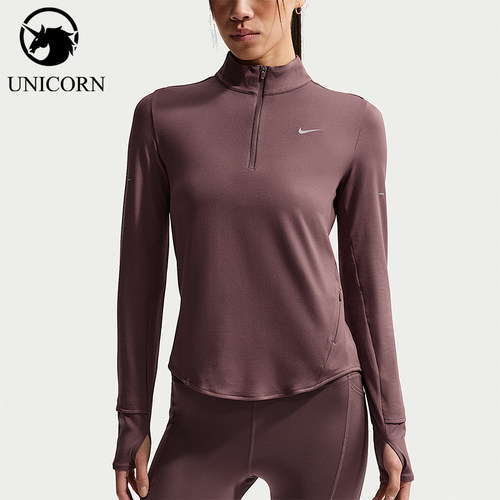 Nike/耐克正品Swift Dri-FIT女士运动防晒跑步长袖T恤HQ0500-502