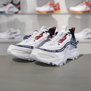 YKCU192 李宁正品 男大童轻便软底防滑运动休闲鞋 新款 2024冬季